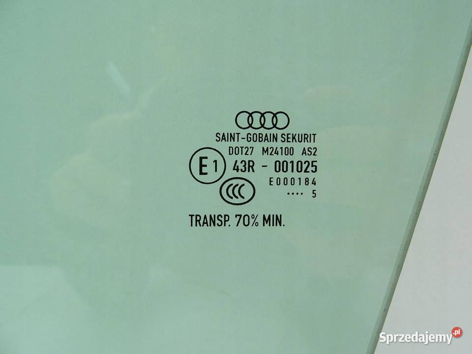 SZYBA DRZWI LEWA LEWY PRZÓD PRZEDNIA AUDI A3 8V