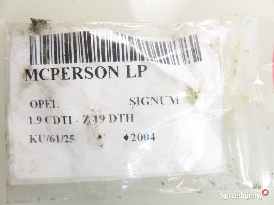 MCPERSON LEWY PRZEDNI OPEL SIGNUM 19 CDTI 150 sprzedam