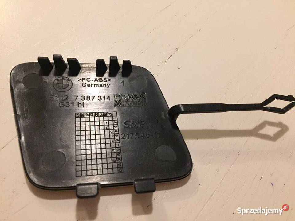 zaślepka haka zderzaka BMW G31 oryginał zderzaki podkarpackie Rzeszów