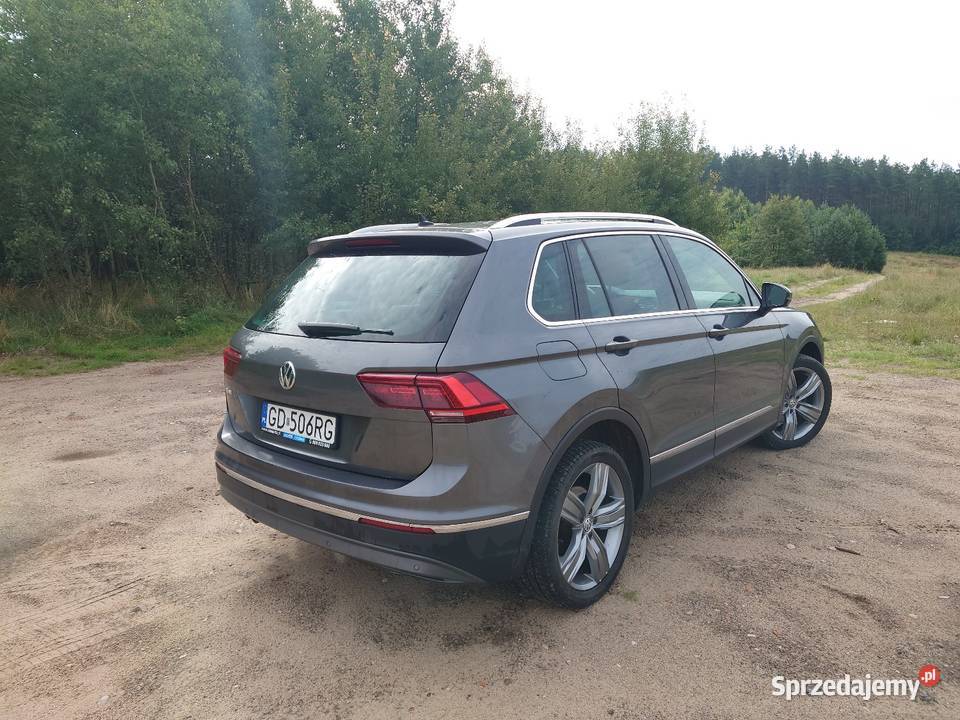 Tiguan wirtualne zegary masaże bezkluczykowy światła przeciwmgielne Kartuzy