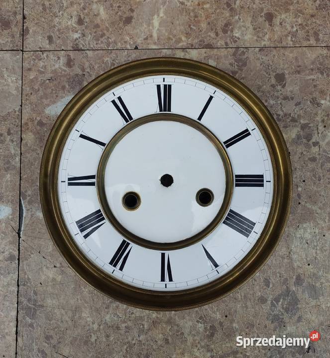 802 Tarcza 185 starego zegara tzw porcelanka Tczew