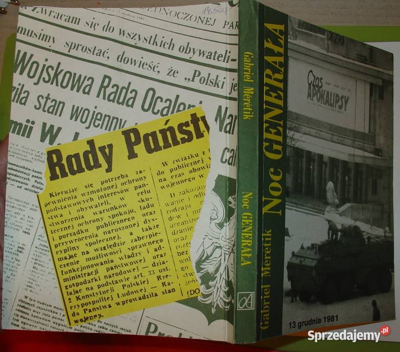 Noc GENERAŁA Gabriel Mrtik 1981 łódzkie