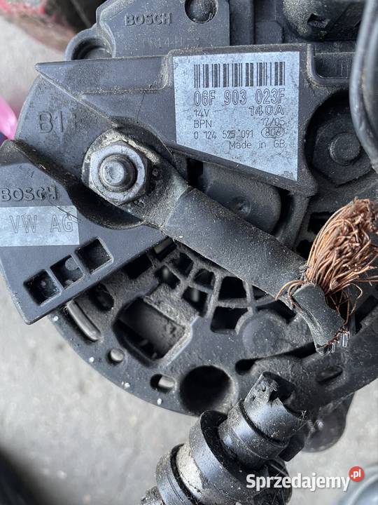 06F903023F alternator volkswagen skoda Seat zachodniopomorskie Szczecin sprzedam