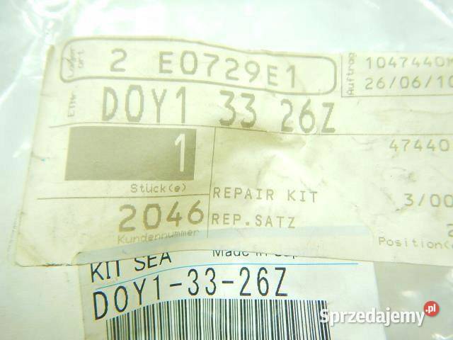 ZESTAW NAPRAWCZY ZACISKU PRZÓD MAZDA 2 03 12 16 lubelskie