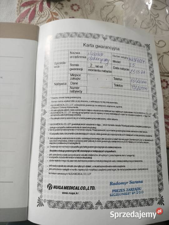 Masażer do stóp Nuga Best Gorzów Wielkopolski sprzedam