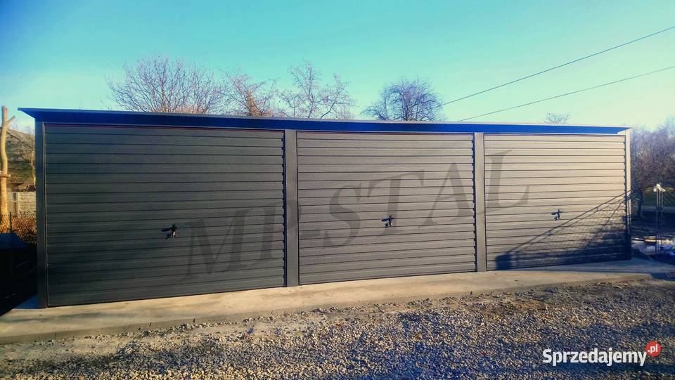 Garaże z profila zamkniętego AKRYL GRAFIT Pozostałe usługi Brzesko