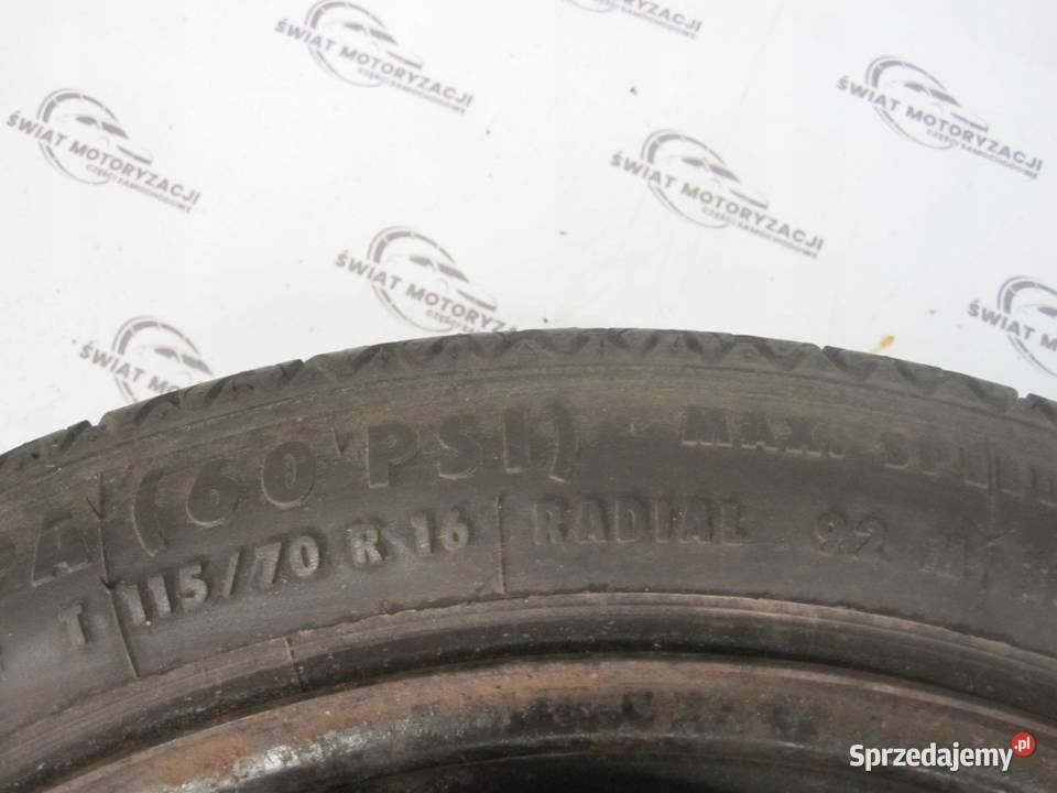 OPEL VECTRA C koło dojazdowe 1157016 92M 5x110