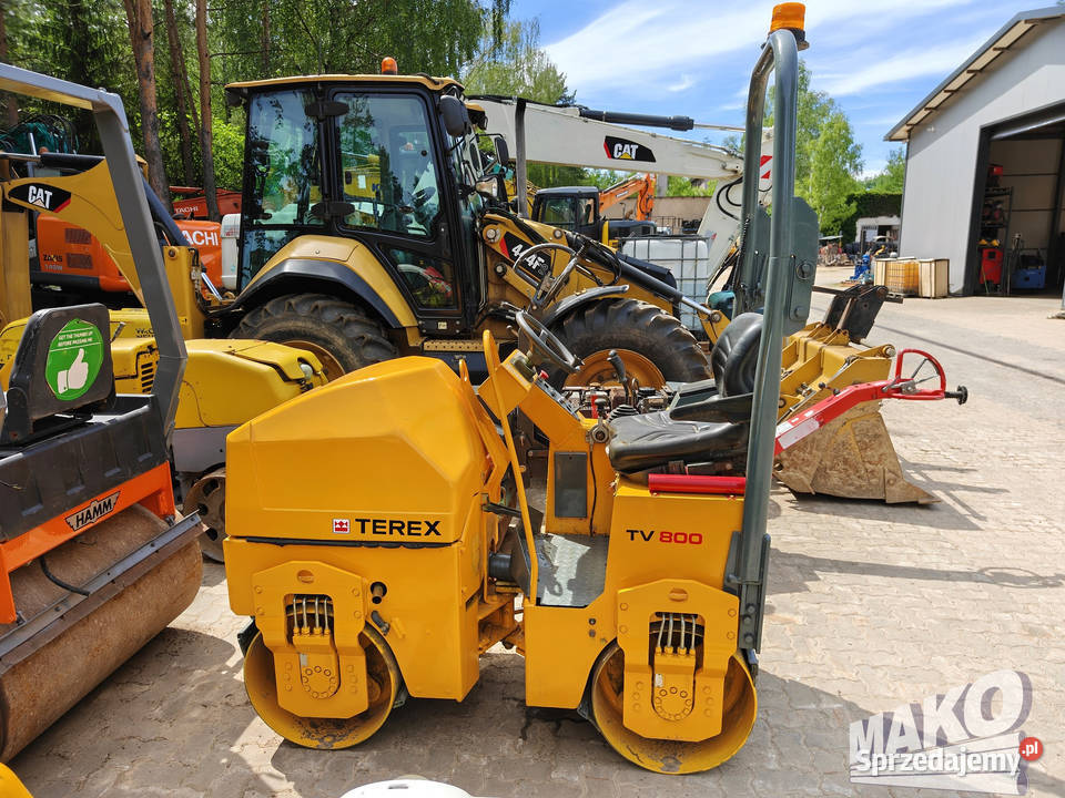 Walec dwubębnowy Terex Benford TV800 KRF Motoryzacja Ostrowiec Świętokrzyski