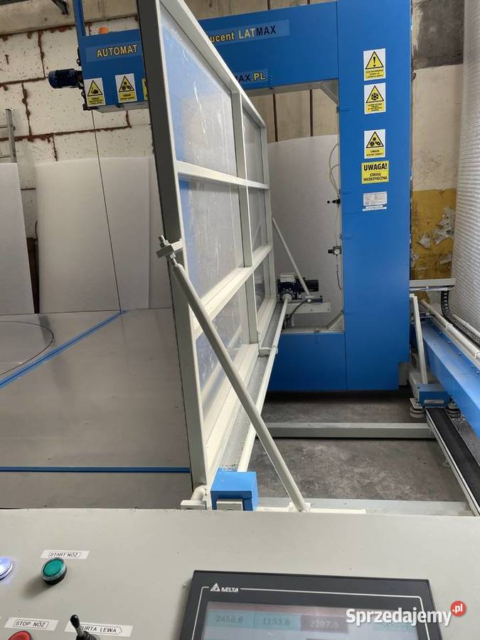 Maszyna do cięcia piankiautomat pionowy śląskie Gliwice