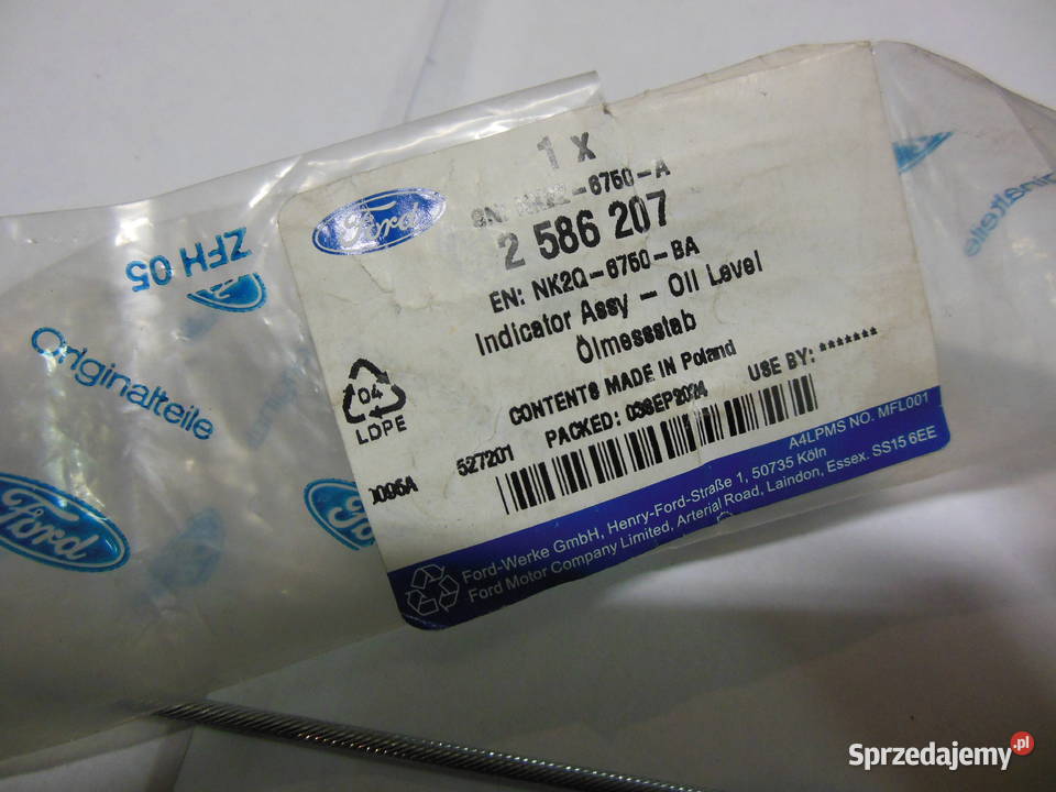 BAGNET WSKAŻNIK POZIOMU OLEJU 20 DIESEL 2586207 Kozy