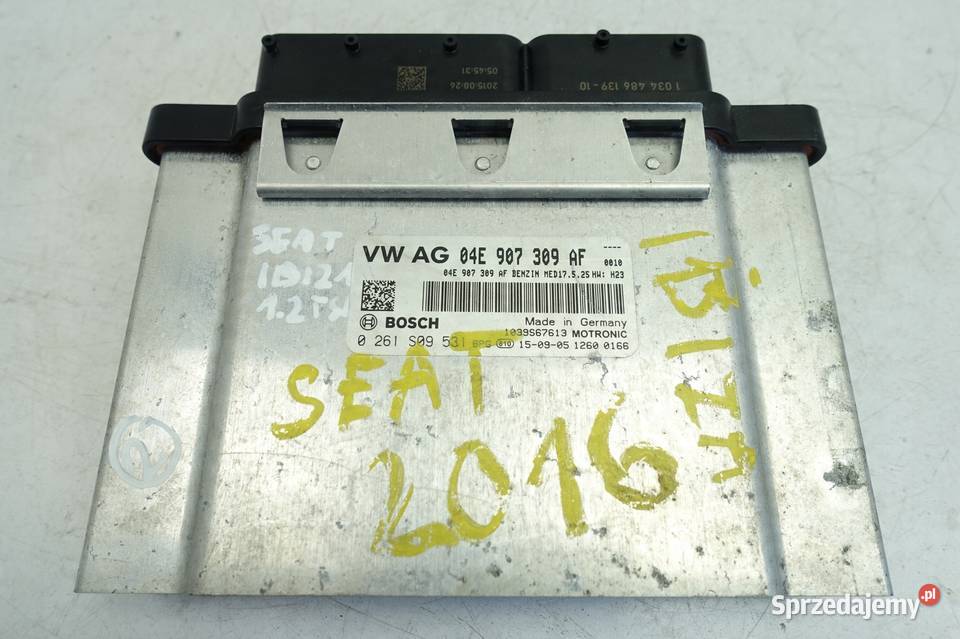 Seat Ibiza IV 12 TSI KOMPUTER SILNIKA sterownik Janów