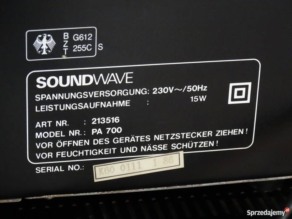 Wzmacniacz Soundwave PA700 i MA700 mocny 500 wat sprzedam