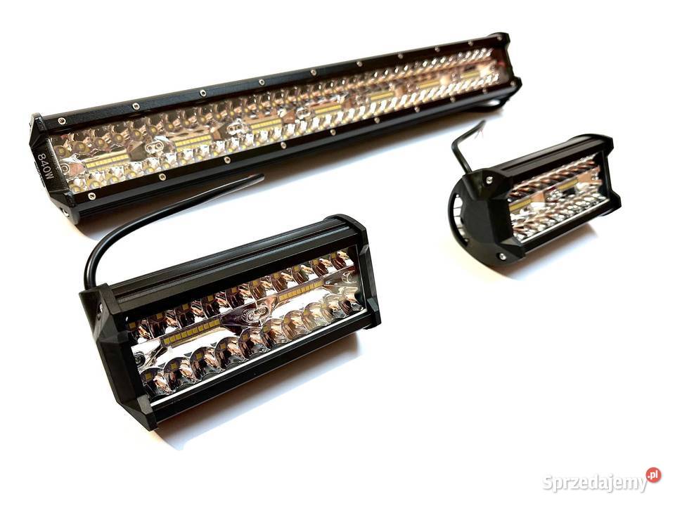 Zestaw 420W 2 sztuki 120W lampa robocza halogen Pomiechówek