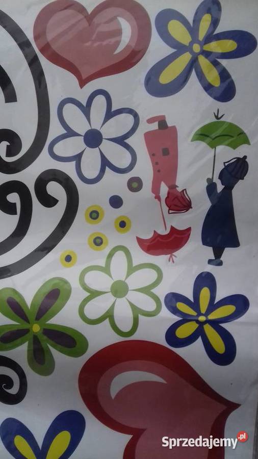 duża naklejka 50 x 70 na ścianę do pokoju Warszawa