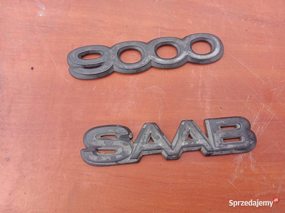 Saab 9395 wkłady lusterek L i P klakson emblemat lusterka zewnętrzne sprzedam