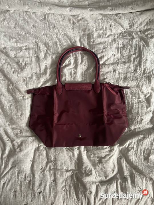 Torba bordowa Longchamp L Warszawa
