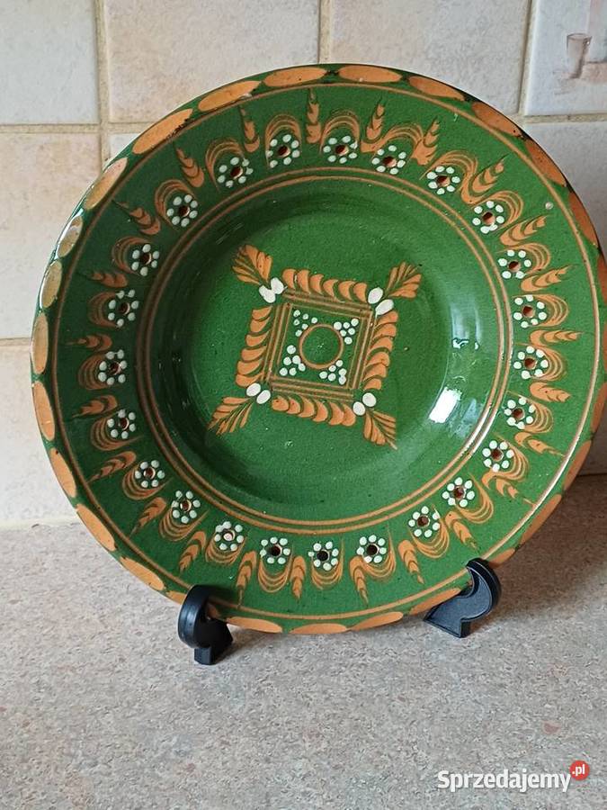 vintage talerz ozdobny Nowy Targ
