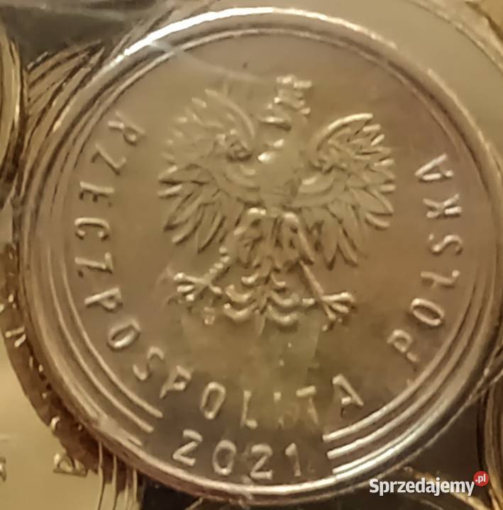 Moneta 1 gr 2021 r Mennicza wielkopolskie Mosina