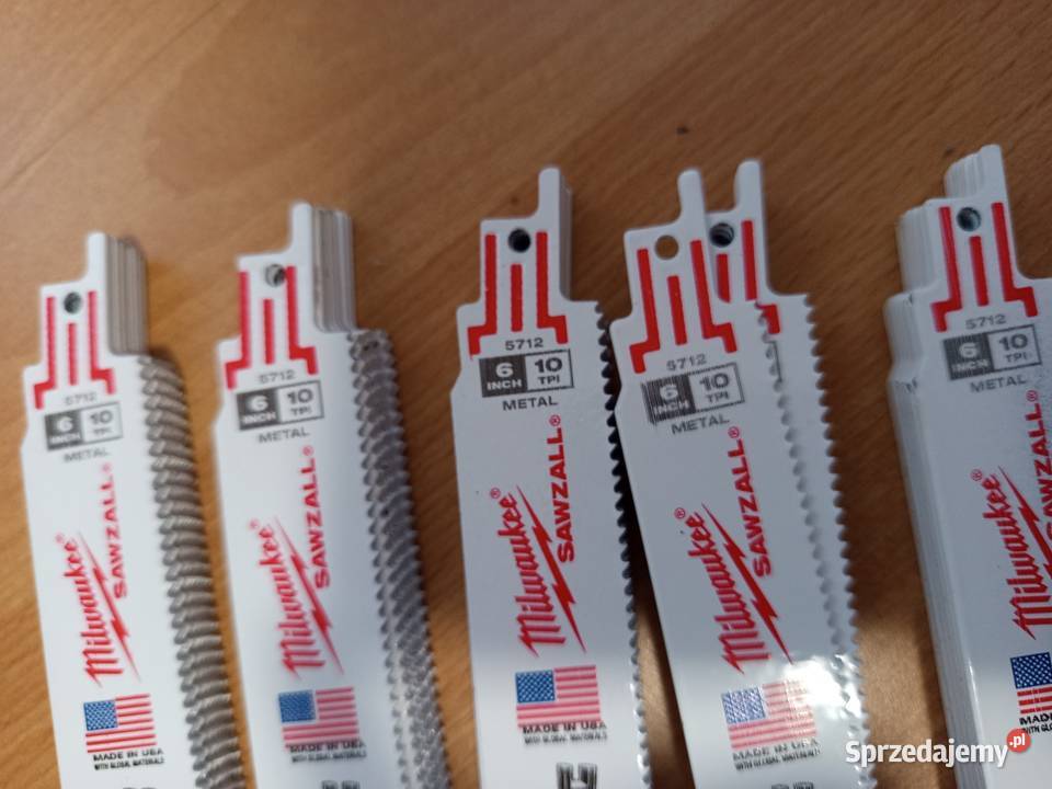 Nowy zestaw brzeszczotów Milwaukee TORCH HILTI Tomaszów Lubelski sprzedam