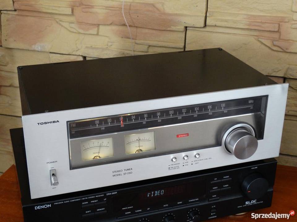 Tuner radiowy Toshiba śliczny Vintage WYSYŁKA podkarpackie Jasło