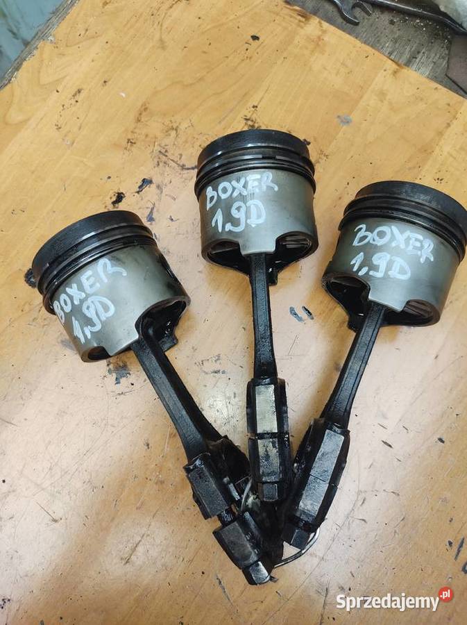 Citroen Jumper Peugeot Boxer 19d tłok korbowód blok silnika