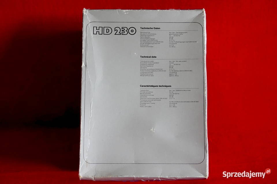 SENNHEISER HD 230 2way dwudrożne RARYTAS