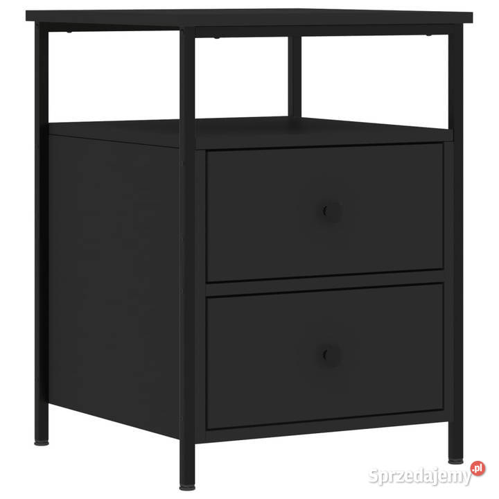 Szafka nocna czarna 44x45x60 materiał Warszawa
