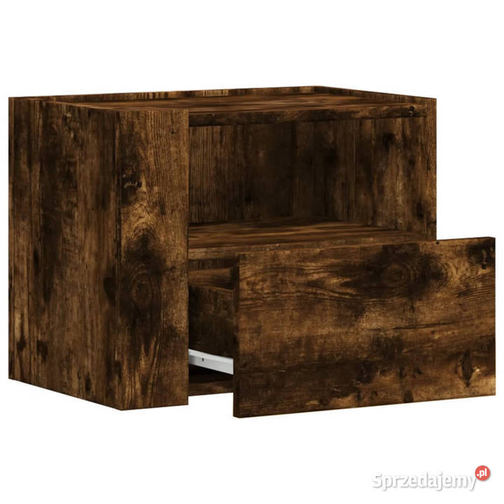 Wiszące szafki nocne 2 przydymiony dąb 45x30x35