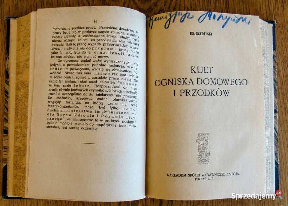 Klocek pięć książek we wspólnej oprawie lata Bychawka Trzecia