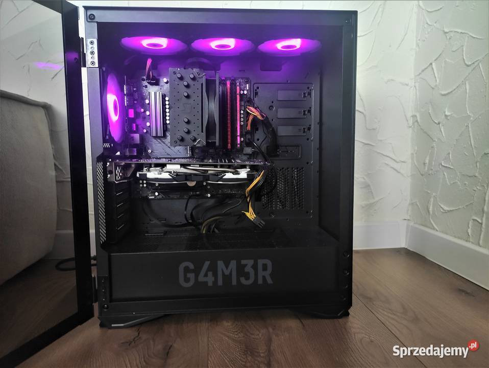 Komputer do gier Ryzen 5 4500RX 58016GB RAMSSD Liczba rdzeni procesora 6 śląskie Jastrzębie-Zdrój
