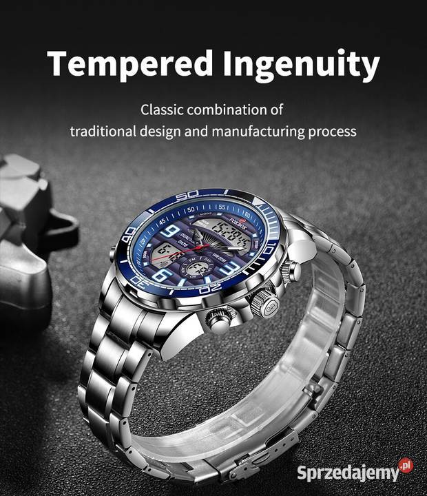 Zegarek męski sportowy cyfrowy alarm datownik na rękę lubuskie Gorzów Wielkopolski