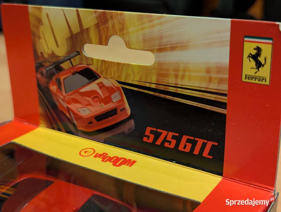 Ferrari 575 GTC Shell 138 Model z dźwiękiem Modelarstwo Gdynia