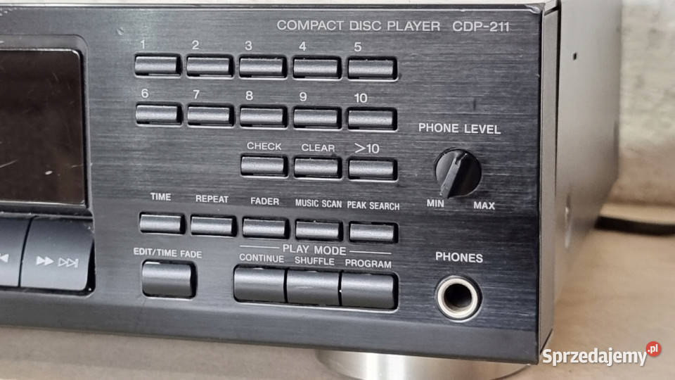 Sony odtwarzacz kompaktowy CD player CDP 211 Międzychód