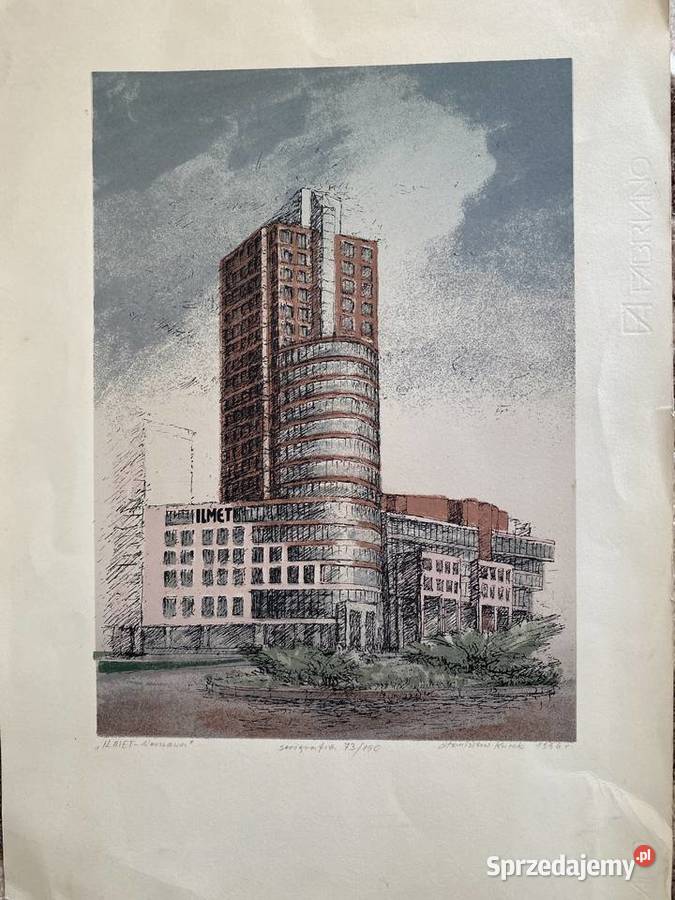Serigrafia Stanisław Kurek Obrazki i obrazy Zielonka