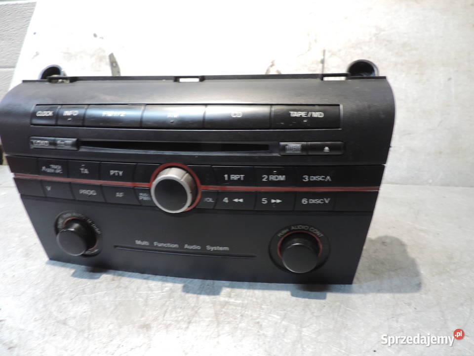 FABRYCZNE RADIO CD MAZDA 3 I BK Rok produkcji 2004 Nowy Sącz sprzedam