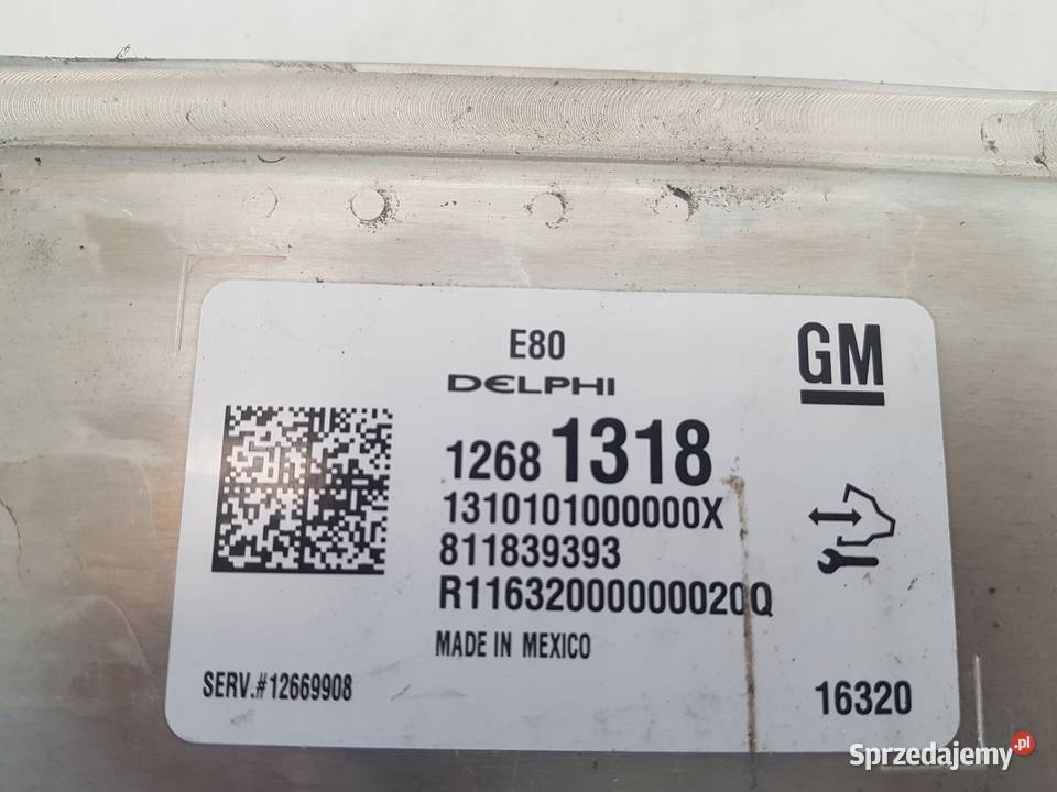 OPEL ASTR K 10 STEROWNIK SILNIKA 12681318 wielkopolskie sprzedam