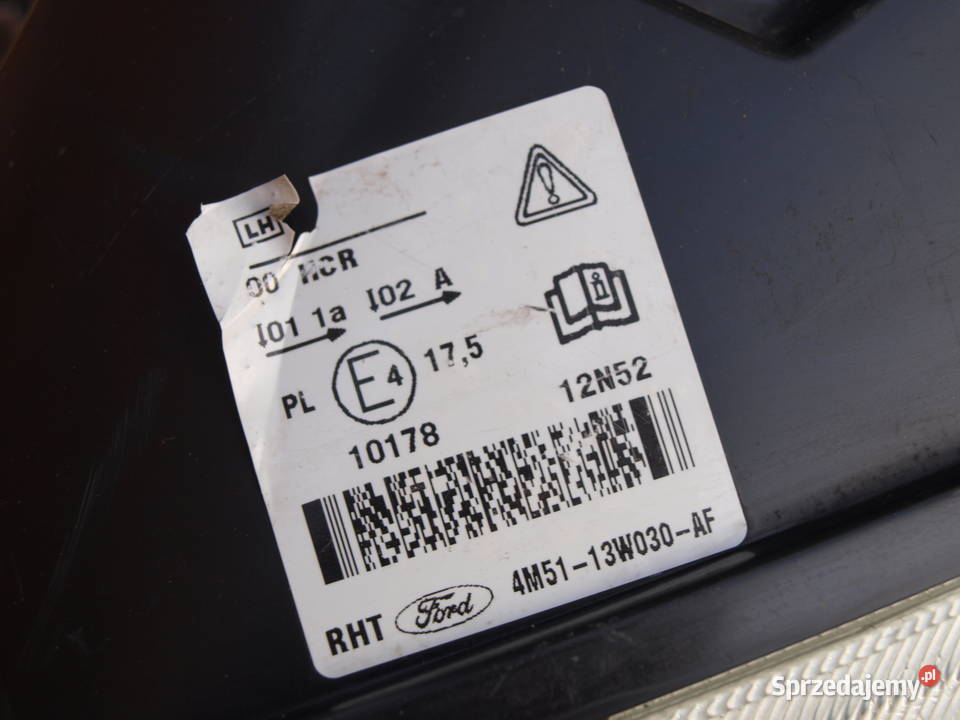 Ford Focus Mk2 lampy przód zwykłe 2004 2008r Lampy przednie Kalisz