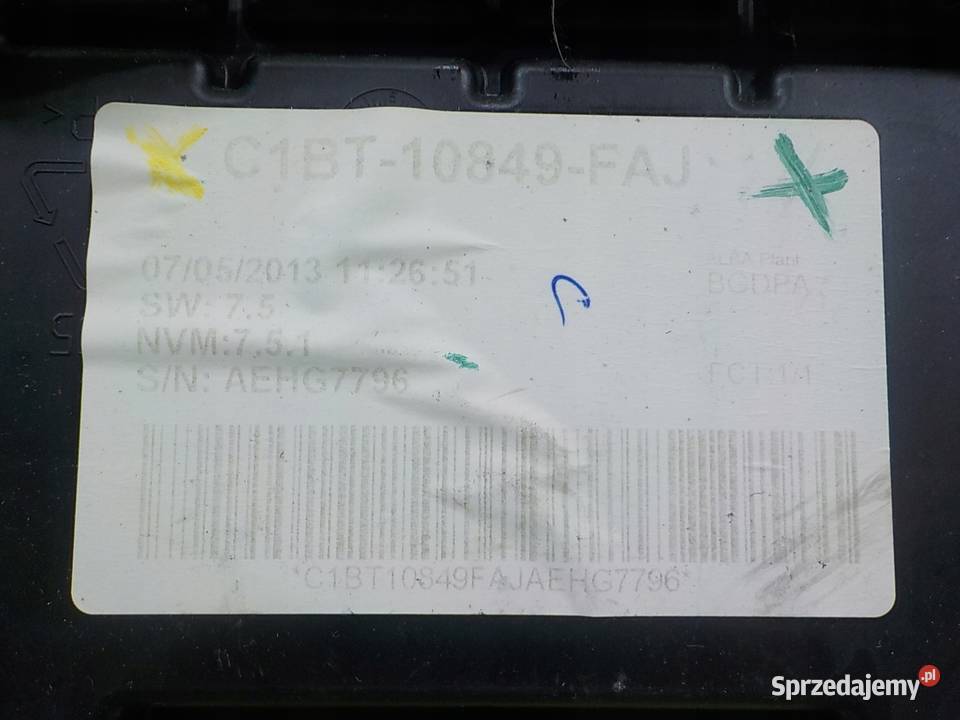 FORD FIESTA MK7 LIFT 10 B 13r HB 5D licznik osobowe Suków