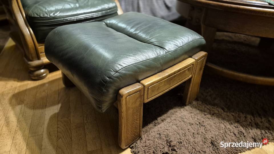 Skórzany zestaw wypoczynkowy 321 dąb Pilzno sprzedam