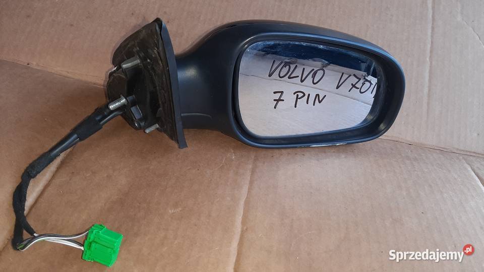 lusterko prawe lewe Volvo V70 2 II S80 I 7 PIN Dębno