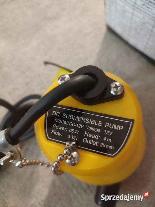 Pompa zanurzeniowa 12V DC 65W nowa