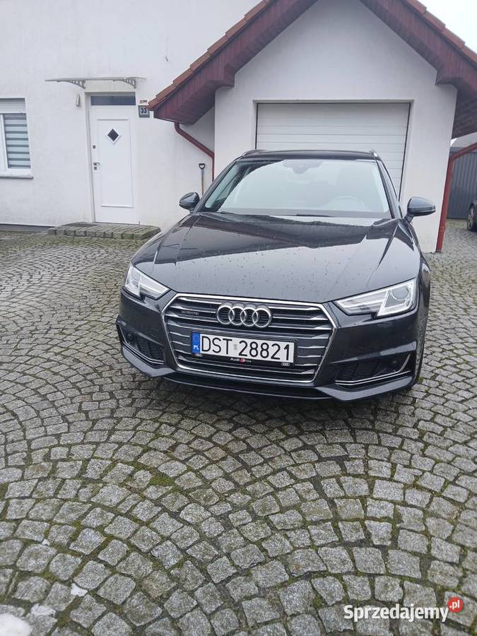 Audi A4 B9 Avant Quattro Sline Rok produkcji 2017 Strzelin