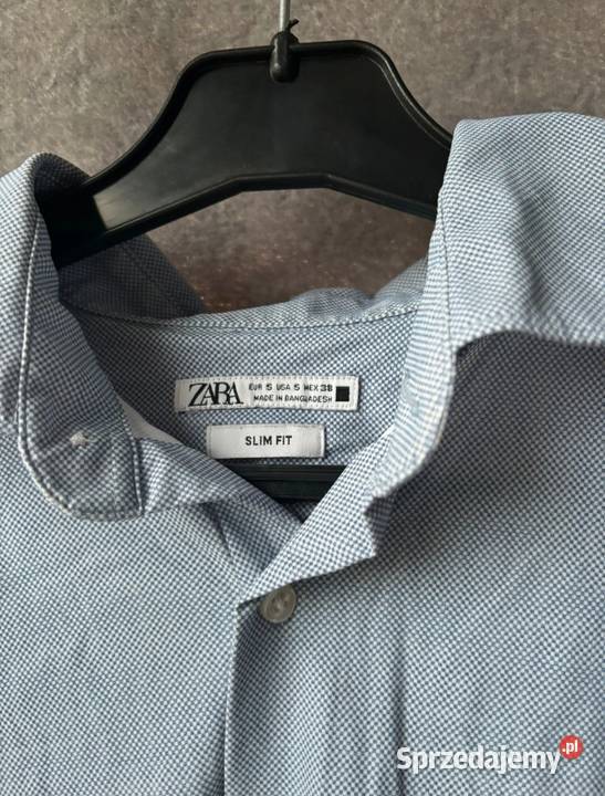 Niebieska koszula Zara Zara Poznań