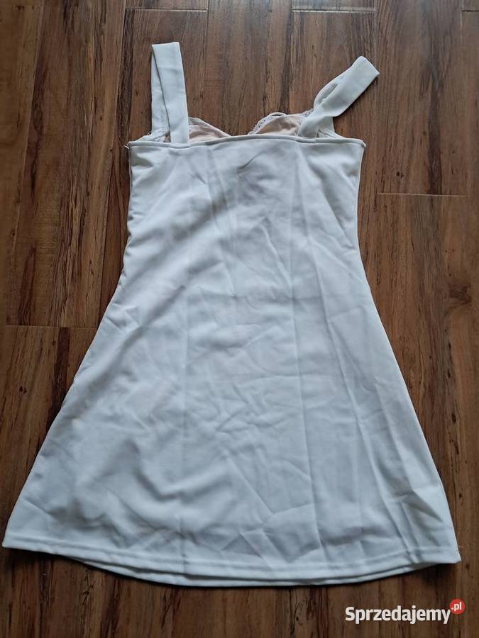 nowa biała sukienka mini na ramiączkach rozmiar Sandomierz sprzedam