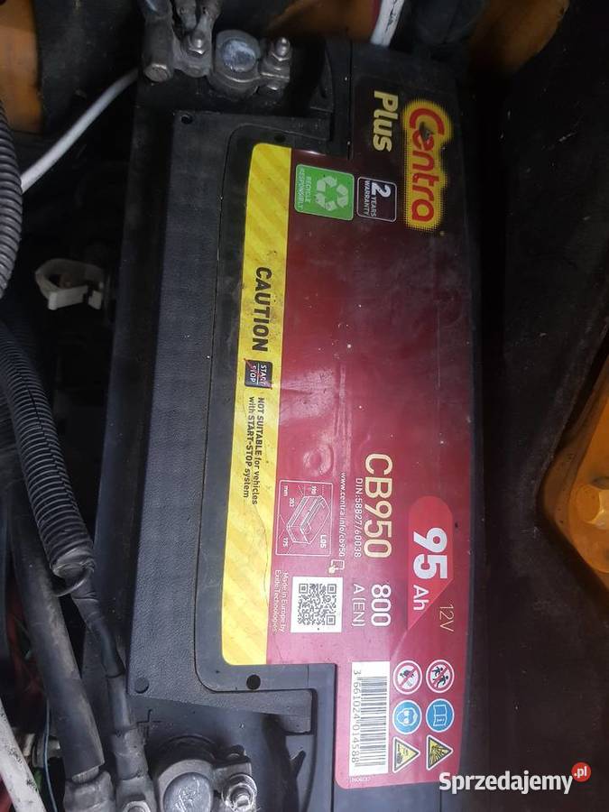 Polski Akumulator Centra 95Ah sprawny ma około 2 Mszczonów sprzedam