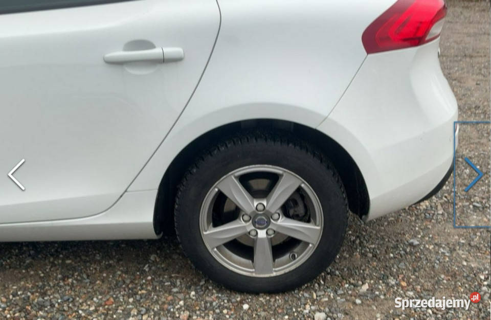 Volvo V40 20D 120 Momentum Full Serwis Volvo II biały V40 Mysłowice