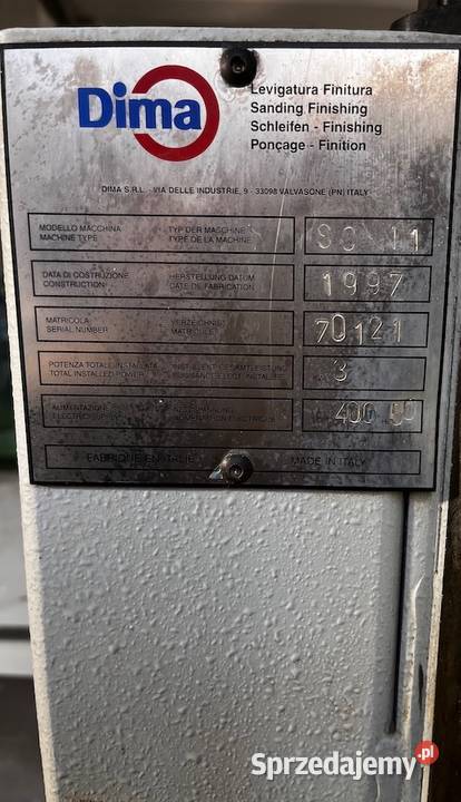 Szlifierka automatyczna do listew nóg krzeseł Wadowice