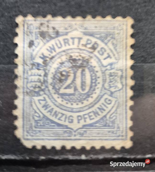 Niemcy WRTTEMBERG 1875
