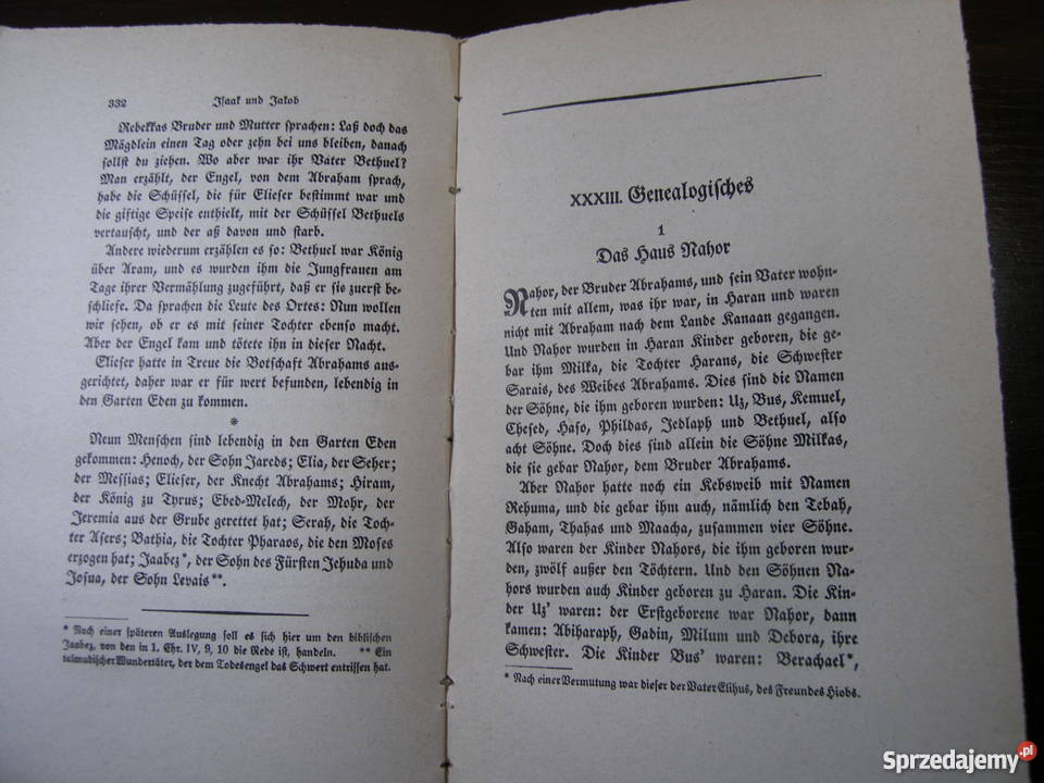 Abraham und Isaak drittes buch Krosno sprzedam