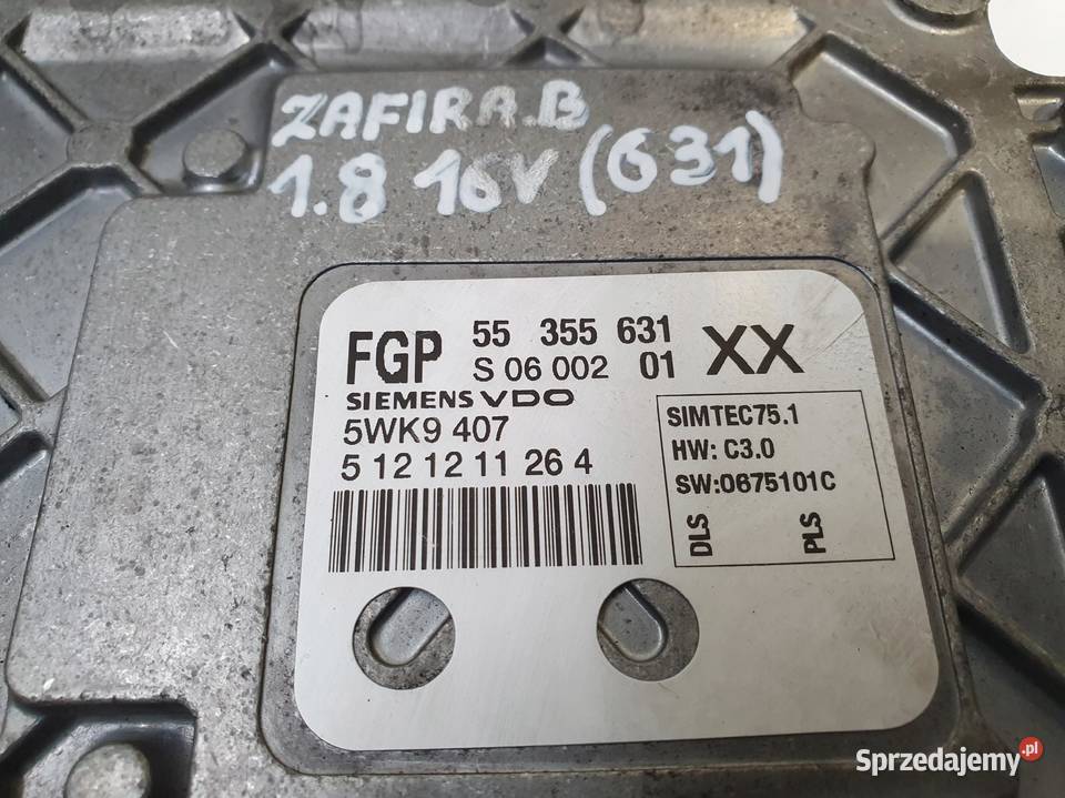 STEROWNIK SILNIKA Opel Vectra C 18 16V komputer Chełm